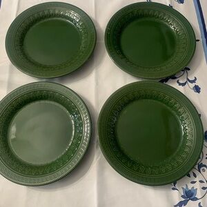 Classic Forest Green Dinner Plate Set